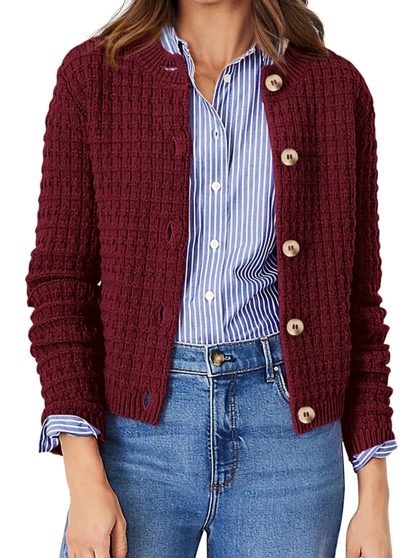 Harper | Cardigan mit Knopfleiste – Bild 17