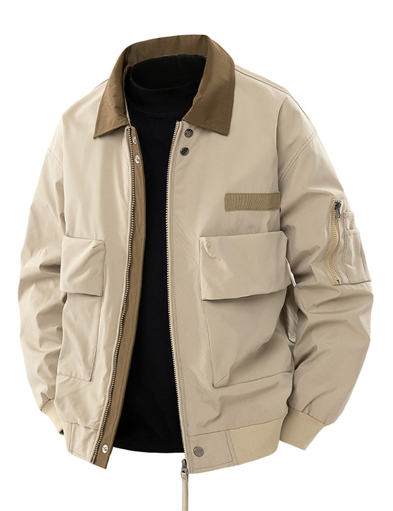 US Heritage Waterproof and Windproof Pilot Jacket Khaki