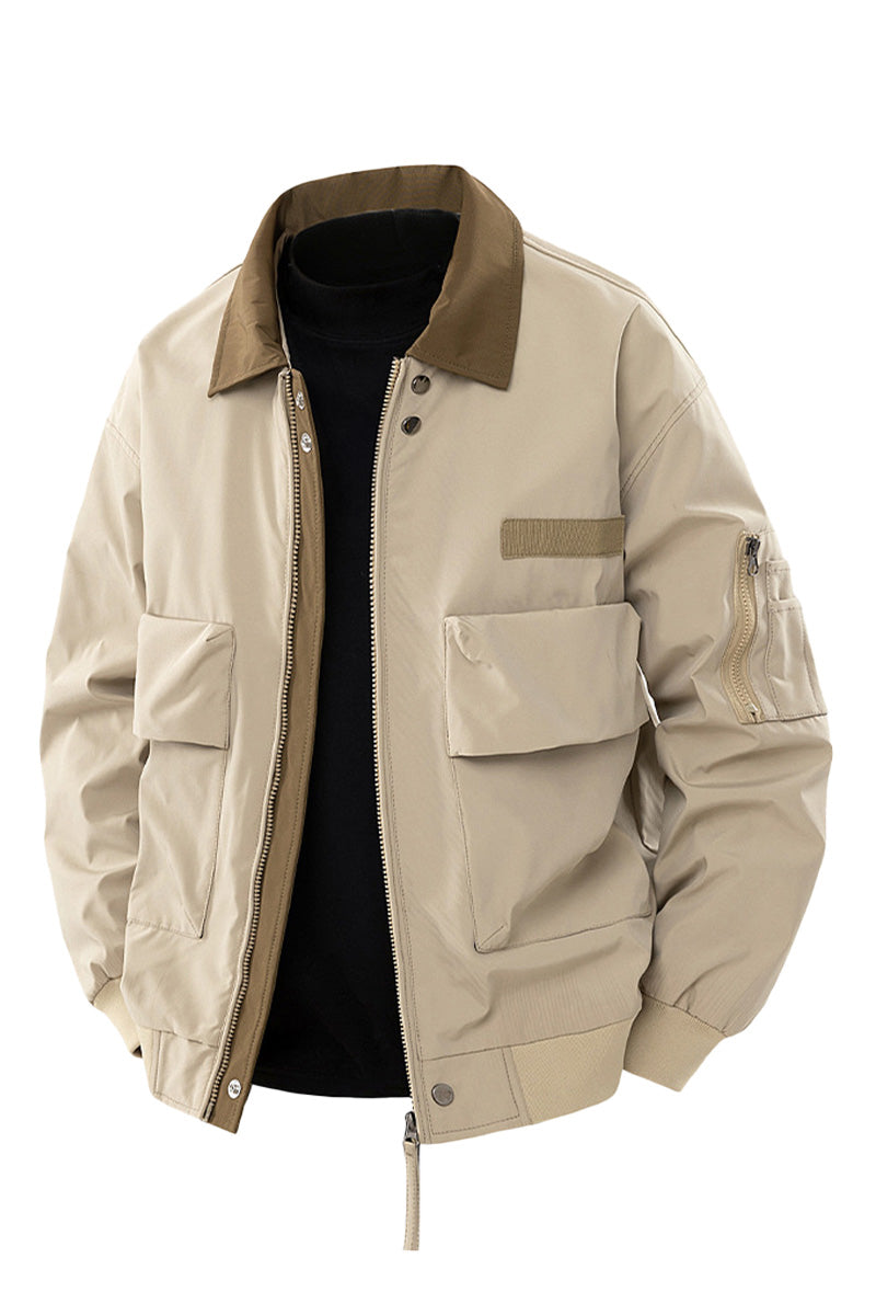 US Heritage Waterproof and Windproof Pilot Jacket Khaki