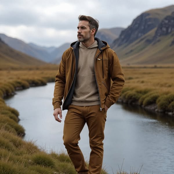 Nikolai - Classic Vintage Jacket Braun