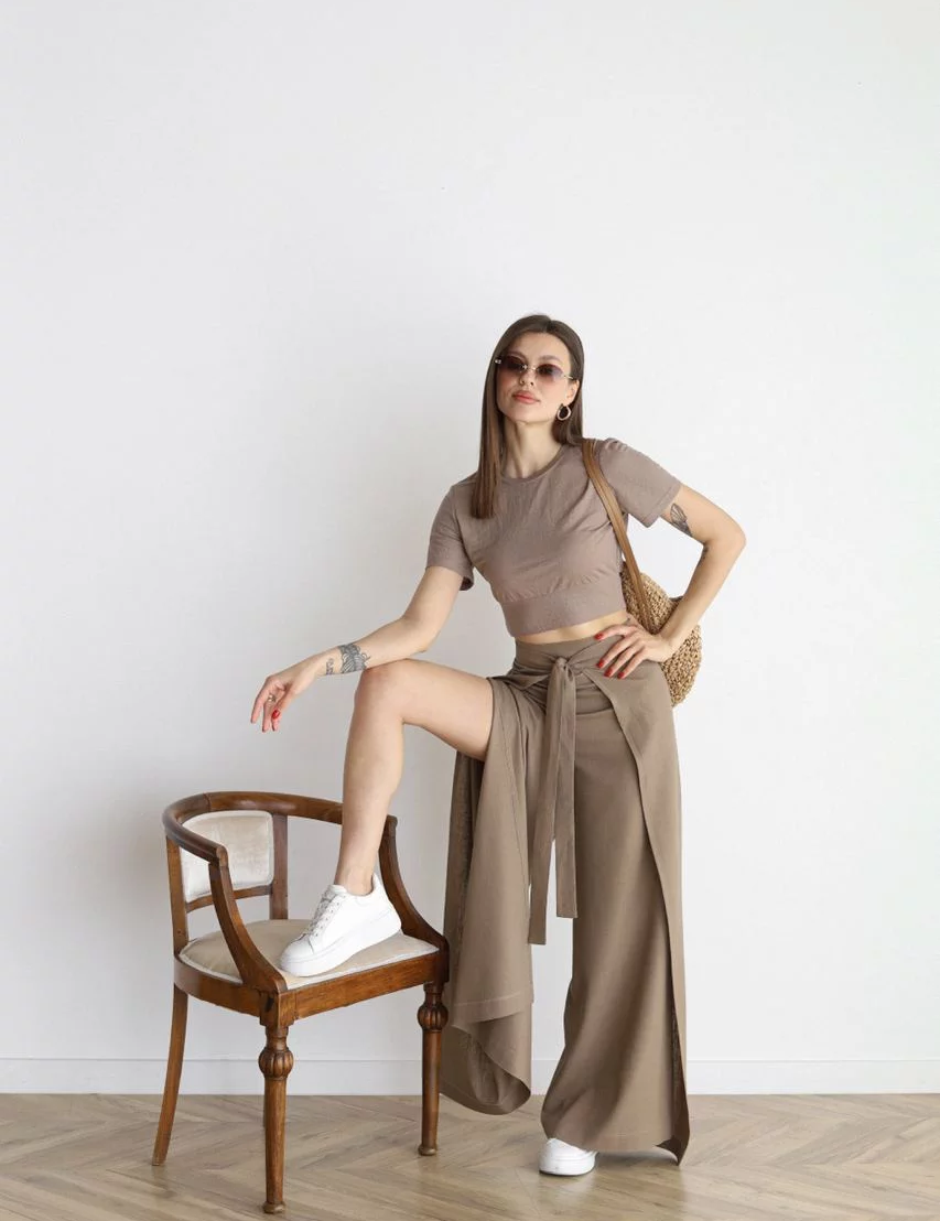 Viorica | Weite Hose mit elegantem Design