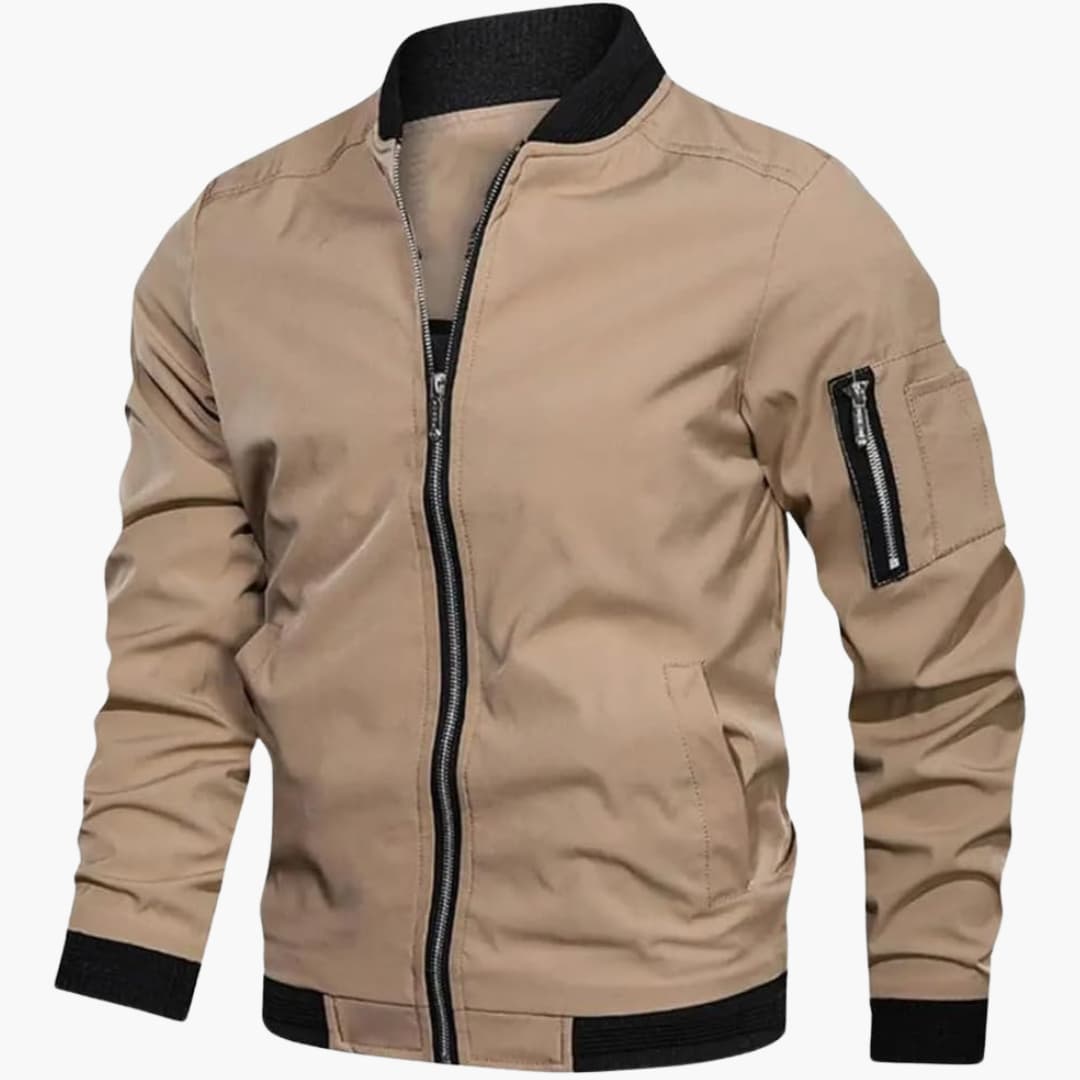 Stefan - Premium Bomber Jacket Rot