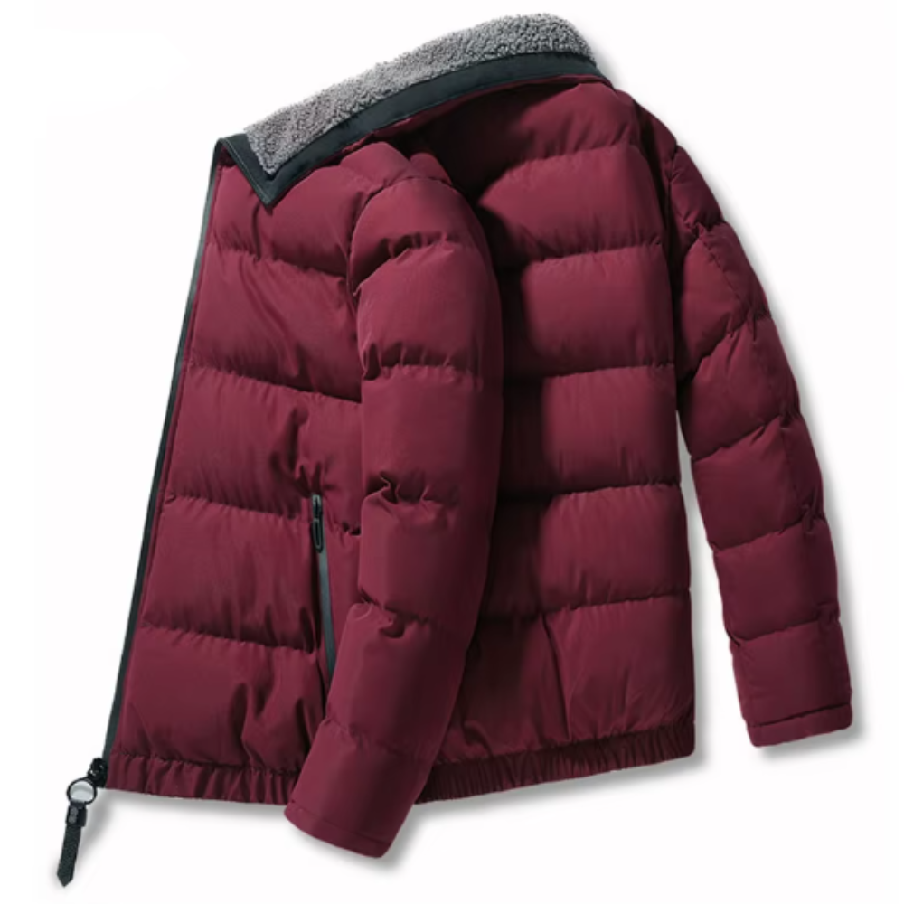 Premium Padded Winter Jacket Rot