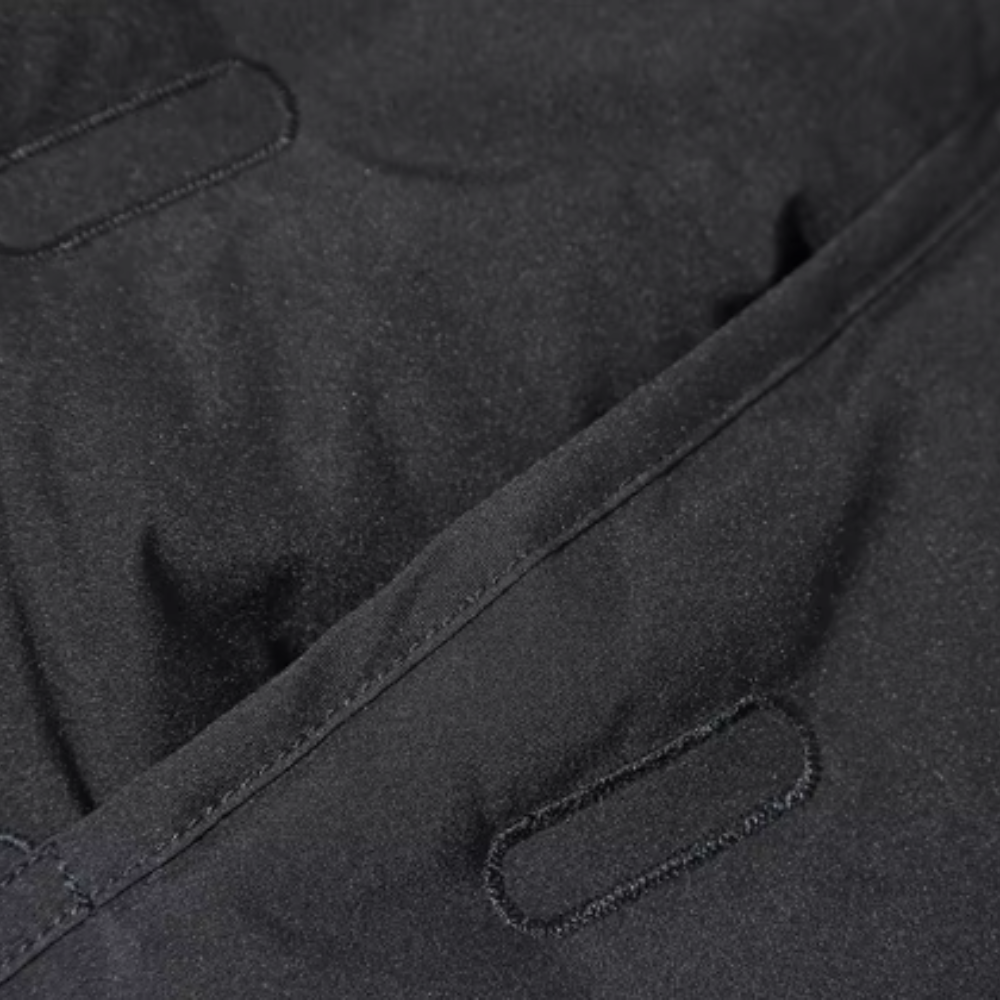 Long Winter Jacket Schwarz