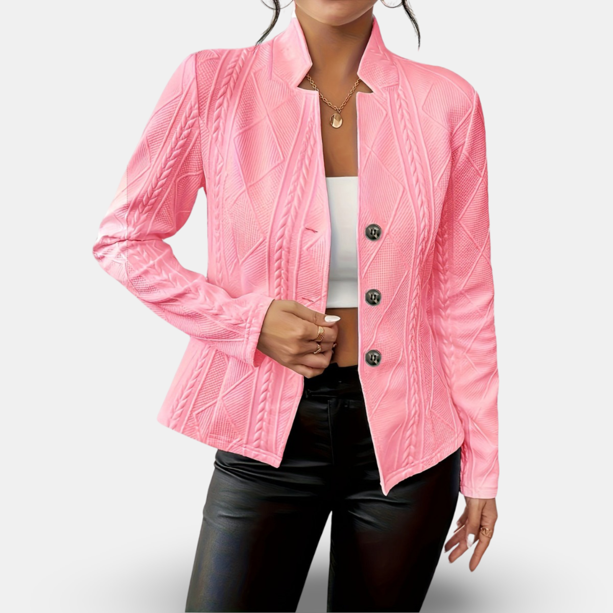 Susanna | Eleganter figurbetonter Cardigan – Bild 7