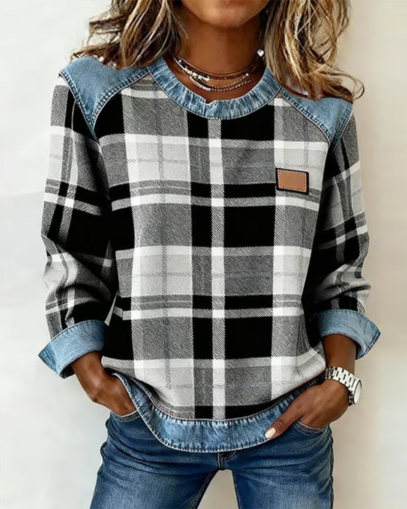 Ana-Gabriela | Flanell-Hoodie für Damen