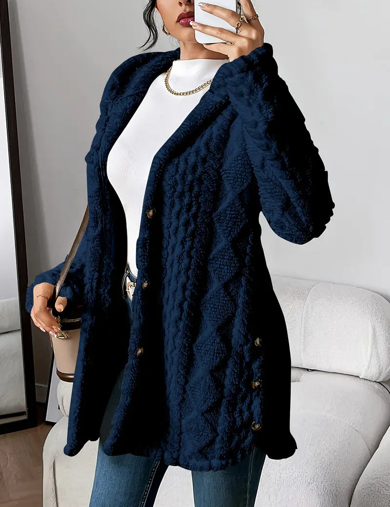 Chloe | Plush Kapuzenjacke Cardigan – Bild 9