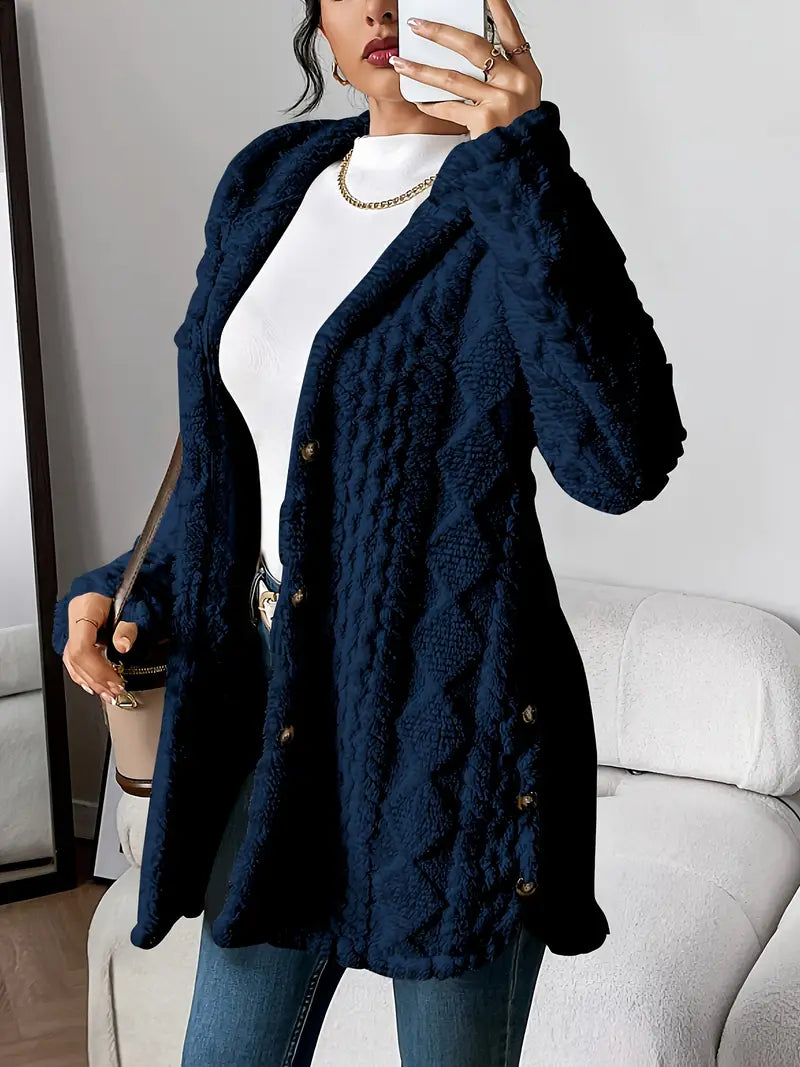 Chloe | Plush Kapuzenjacke Cardigan – Bild 9