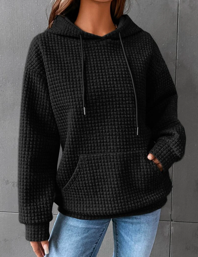 Ina | Vielseitiger schicker strukturierter Hoodie