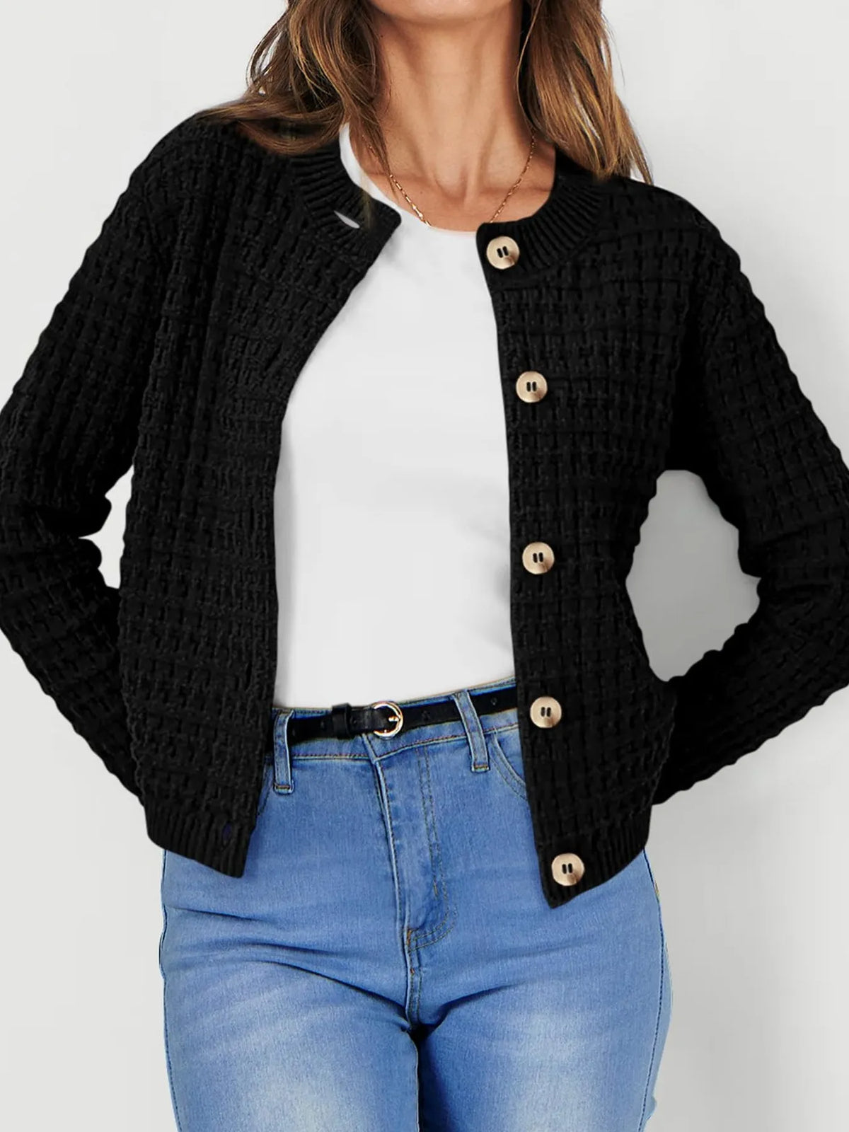 Harper | Cardigan mit Knopfleiste – Bild 14