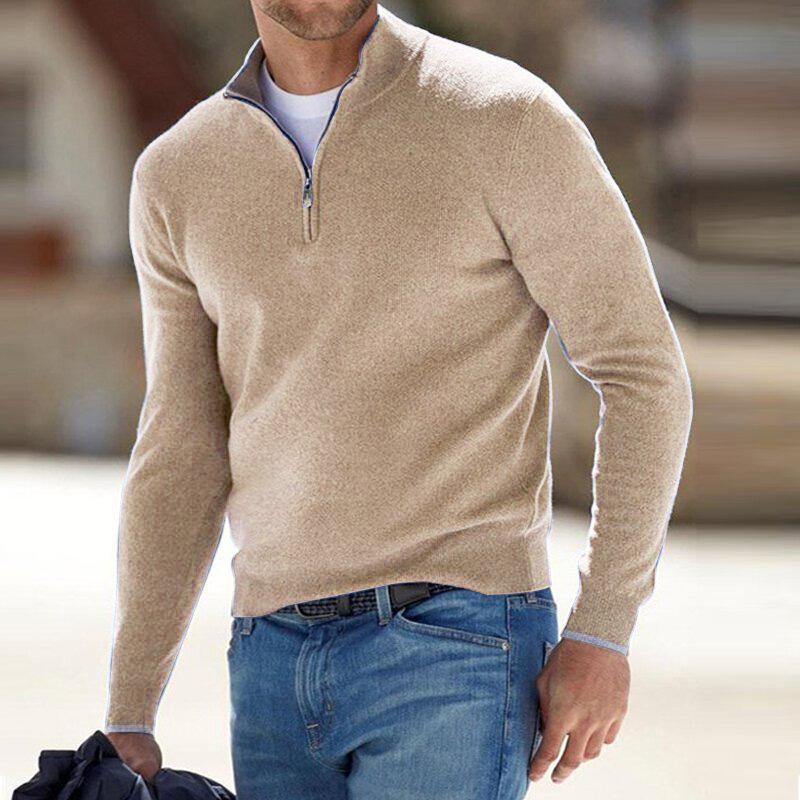 Alexandru-David – Kurzreißverschluss-Pullover – Bild 14