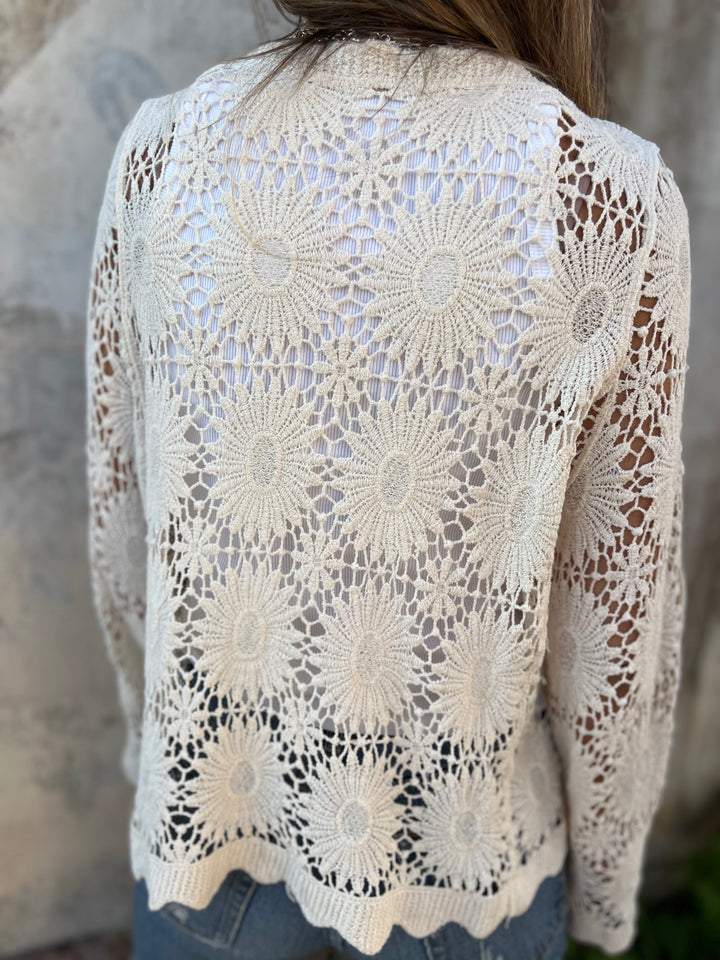 Nadia | Bequeme Spitze Cardigan – Bild 8