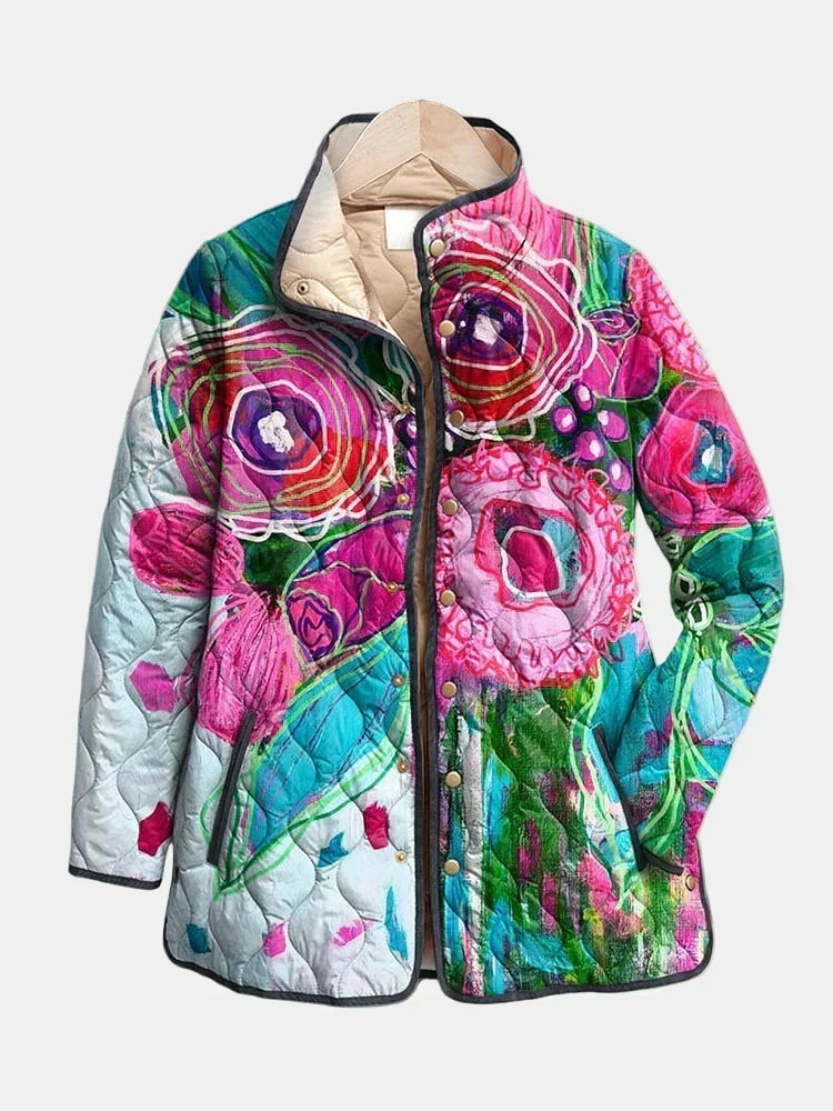 Arianne – Jacke mit Blumenmuster – Ansicht 1