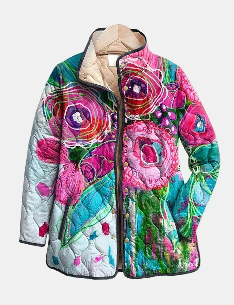 Arianne – Jacke mit Blumenmuster – Ansicht 1
