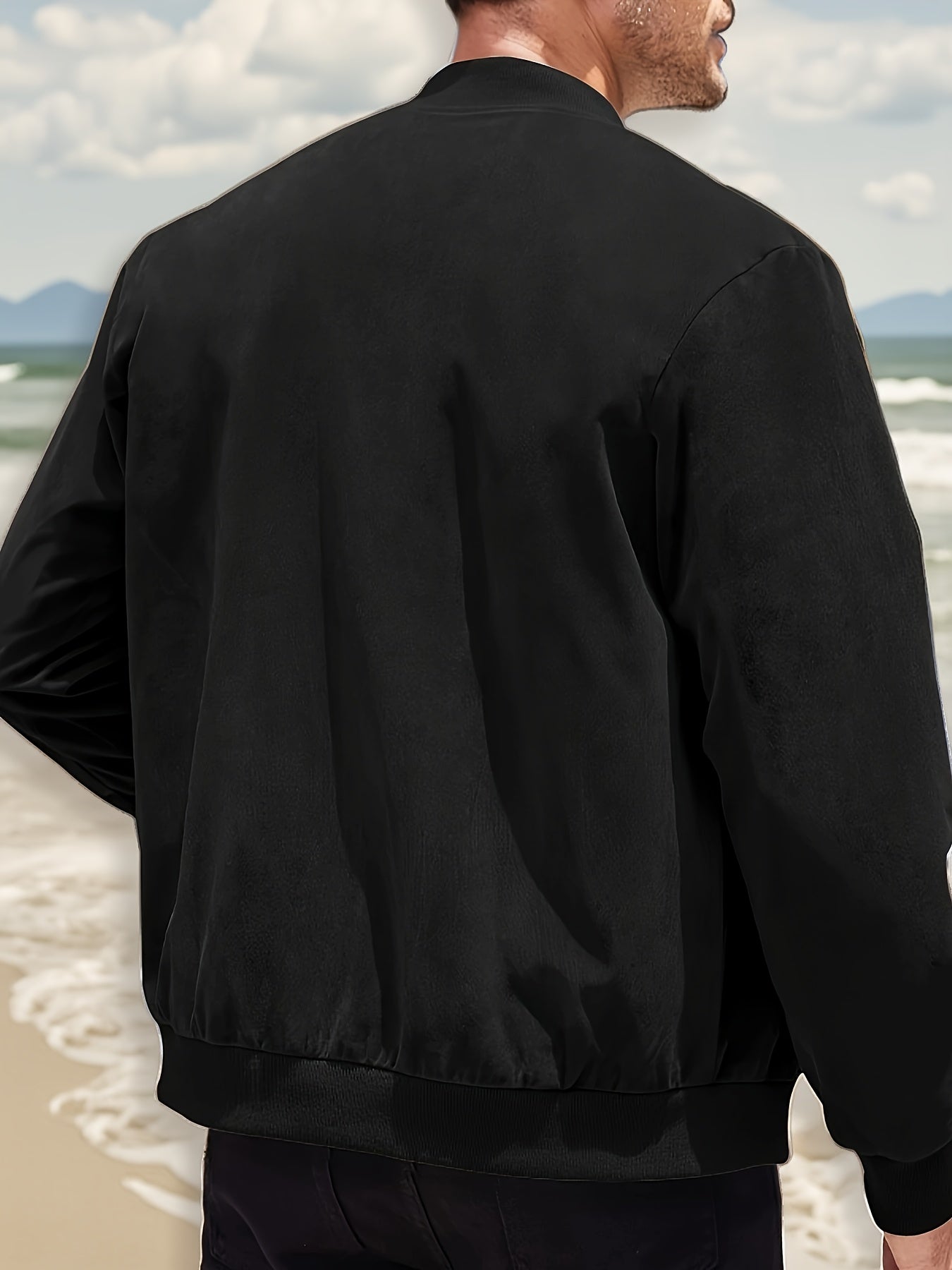 Mason - Stylish Zip-Up Jacket Schwarz