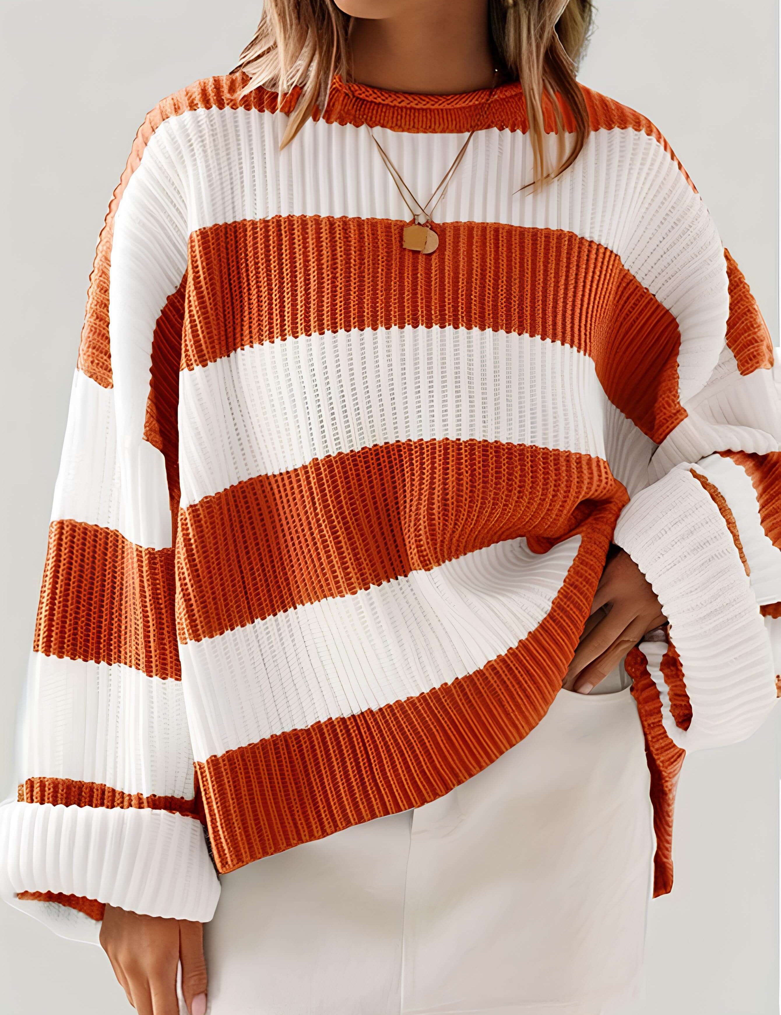 Elena-Mihaela | Vielseitiger Ringelpullover