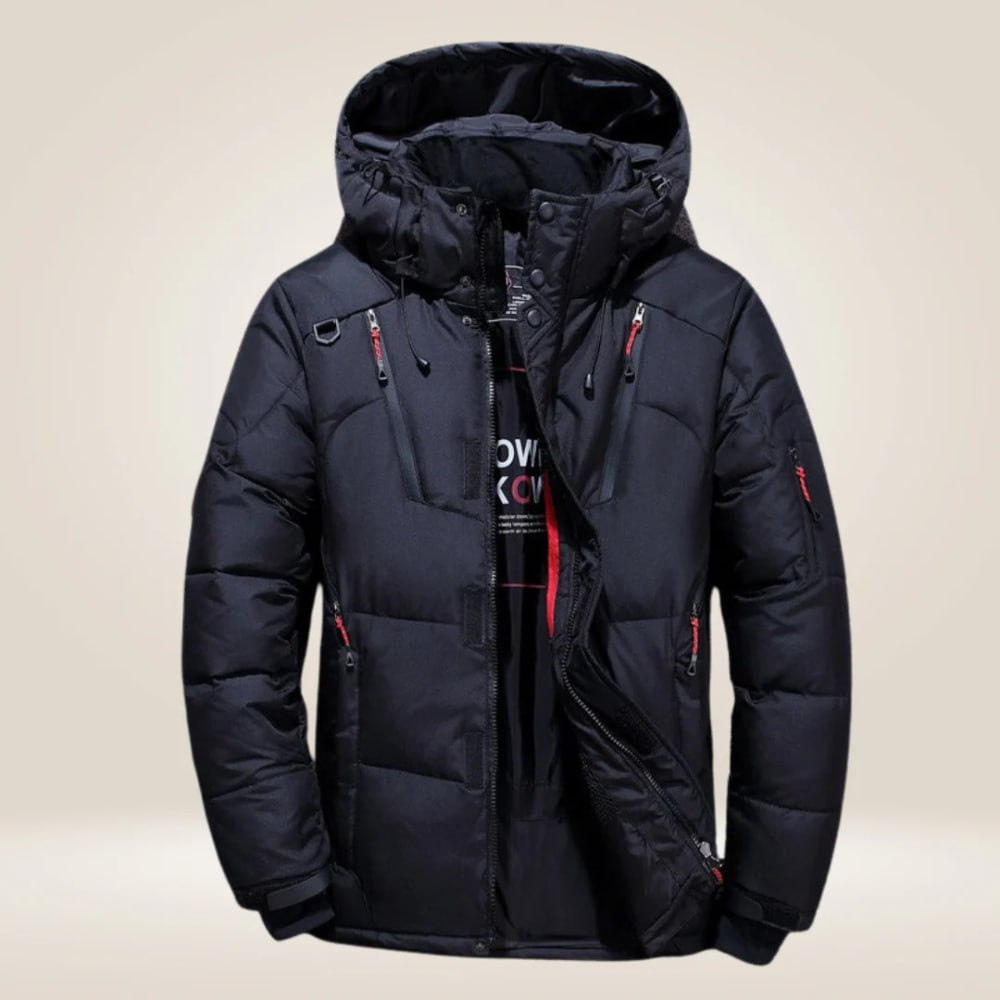 Paul - Wind- and Water-Resistant Down Jacket Blau