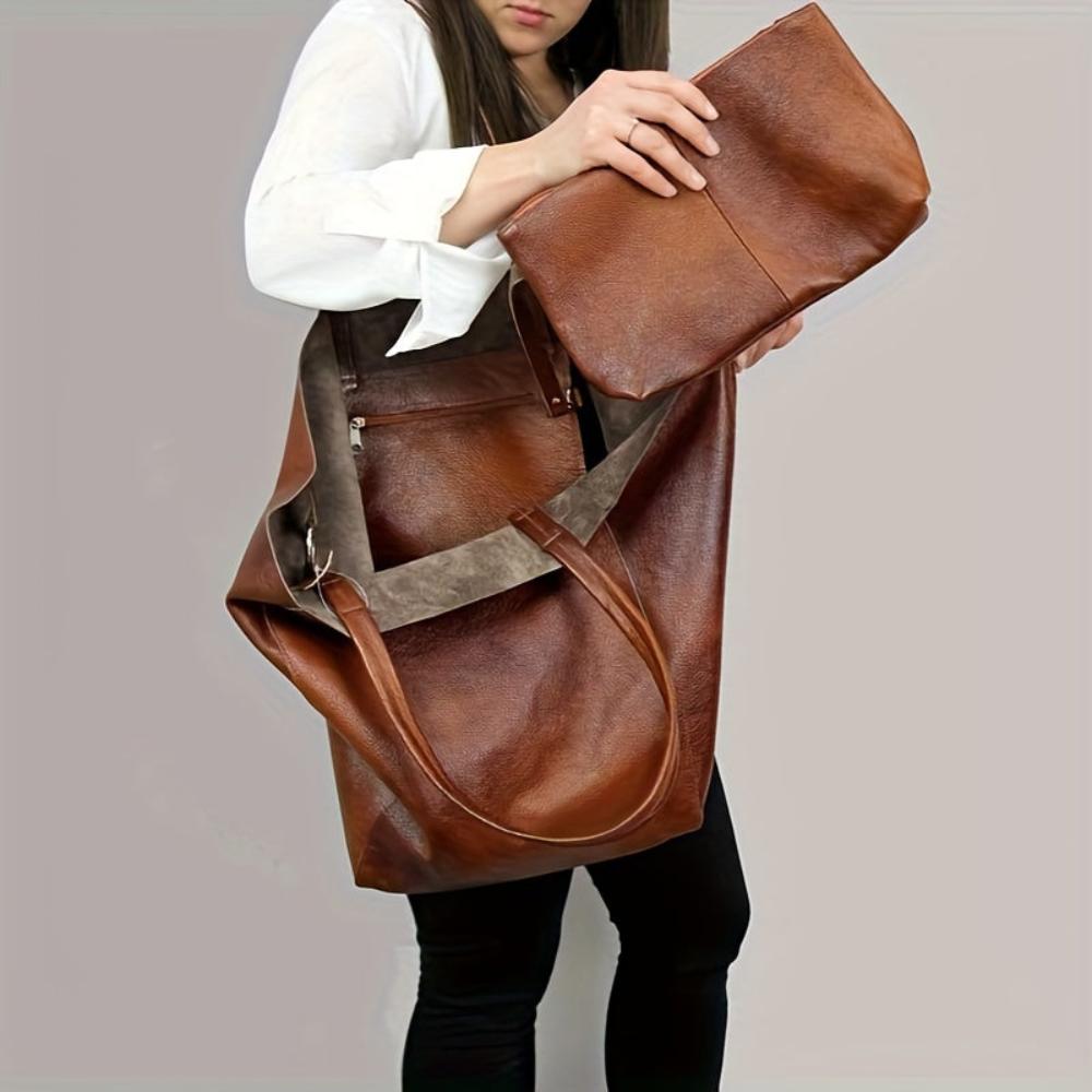 Oana – Große Vintage-inspirierte Tasche – Bild 3