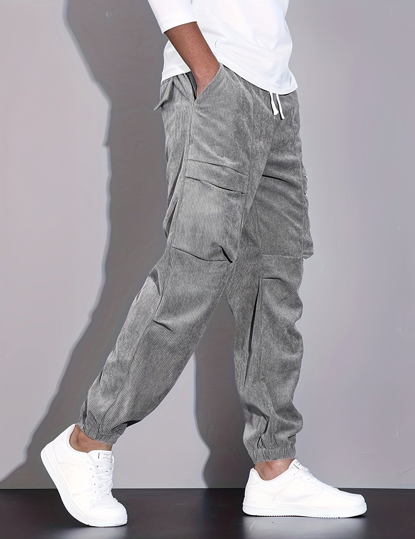 Alexandru-Marius | Corduroy-Cargohose