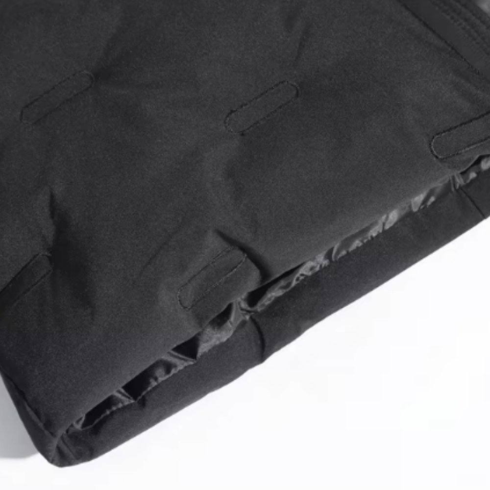 Long Winter Jacket Schwarz