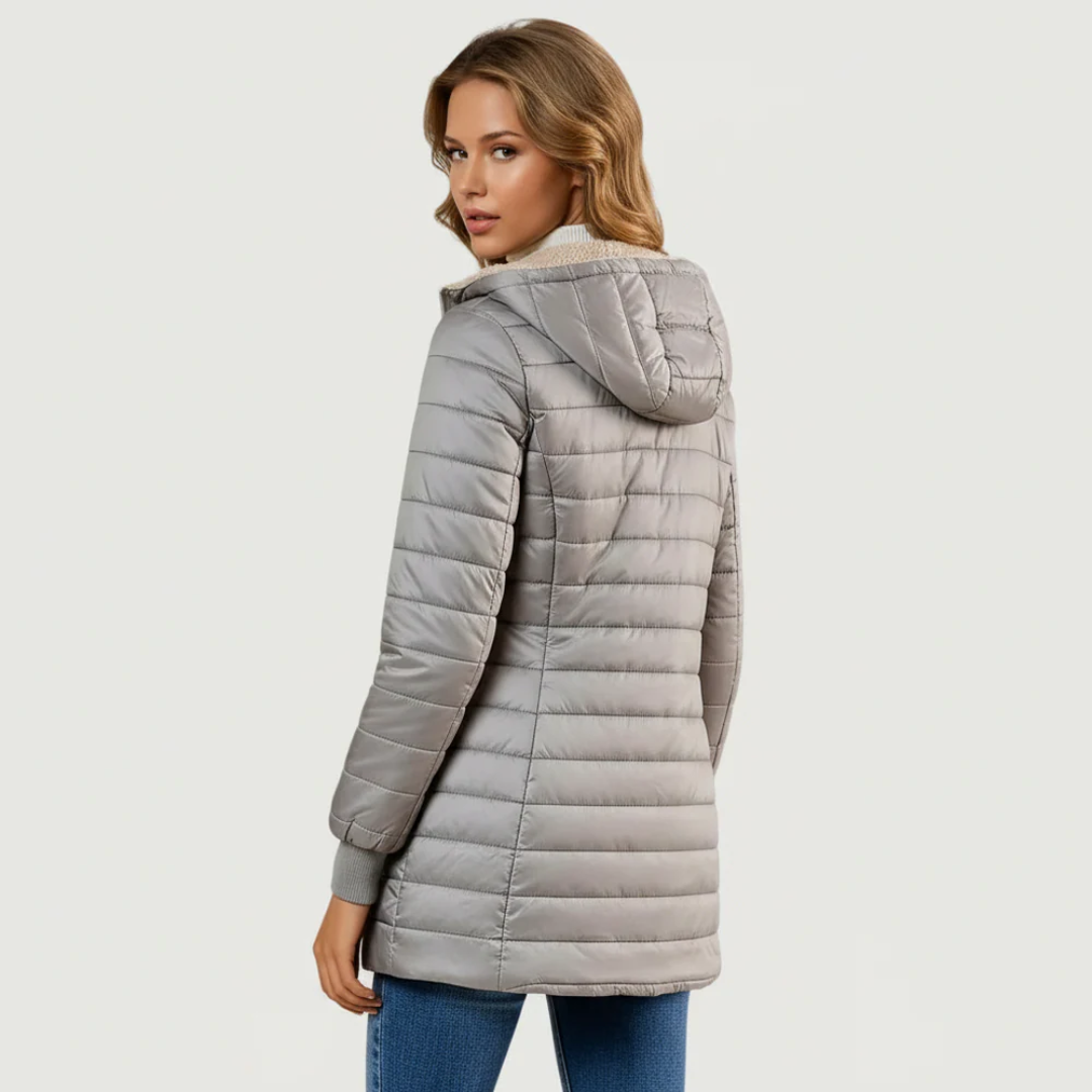 Antonia – Wintermantel mit Fleece – Bild 2