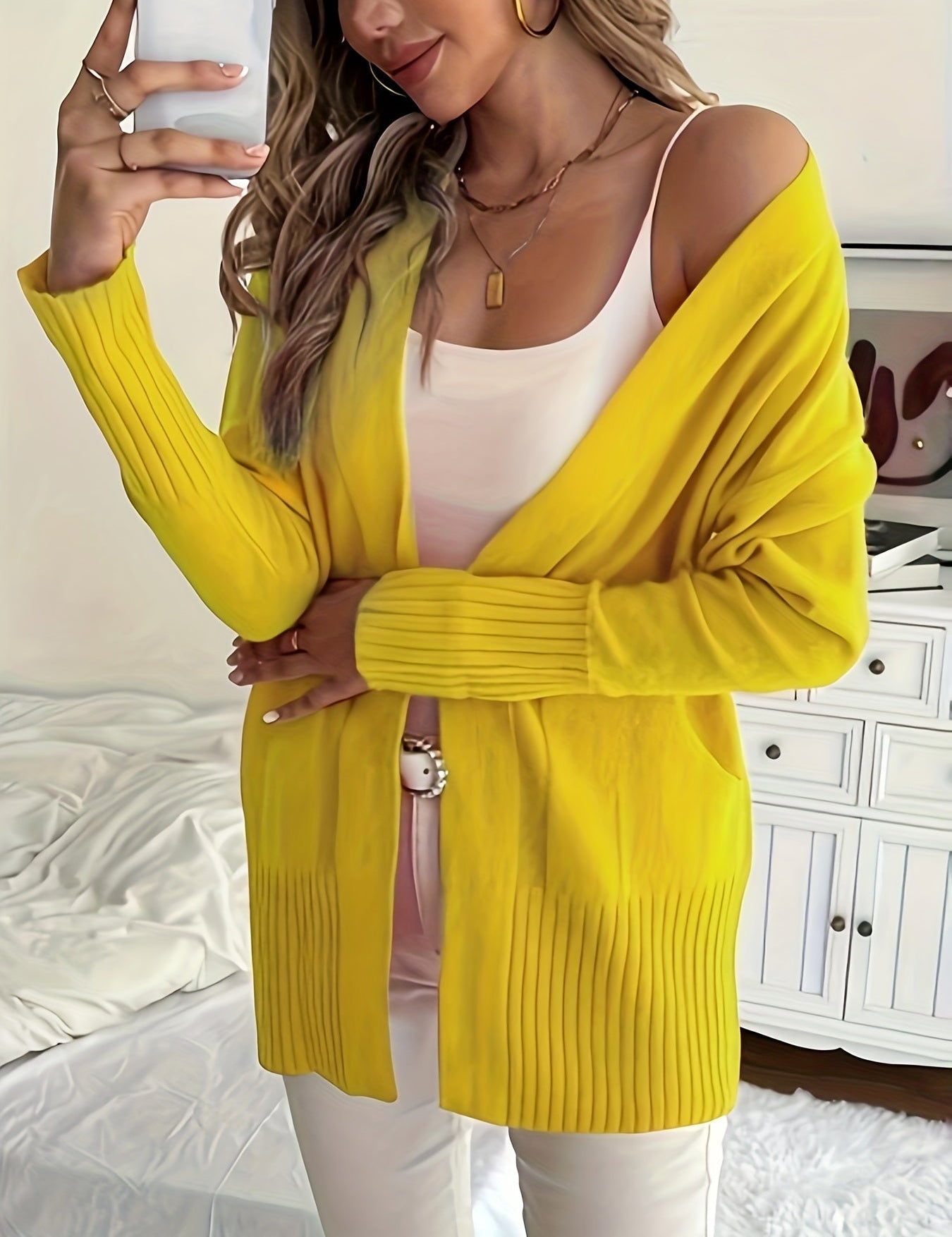 Flor | Kuschelig Strickcardigan – Bild 3