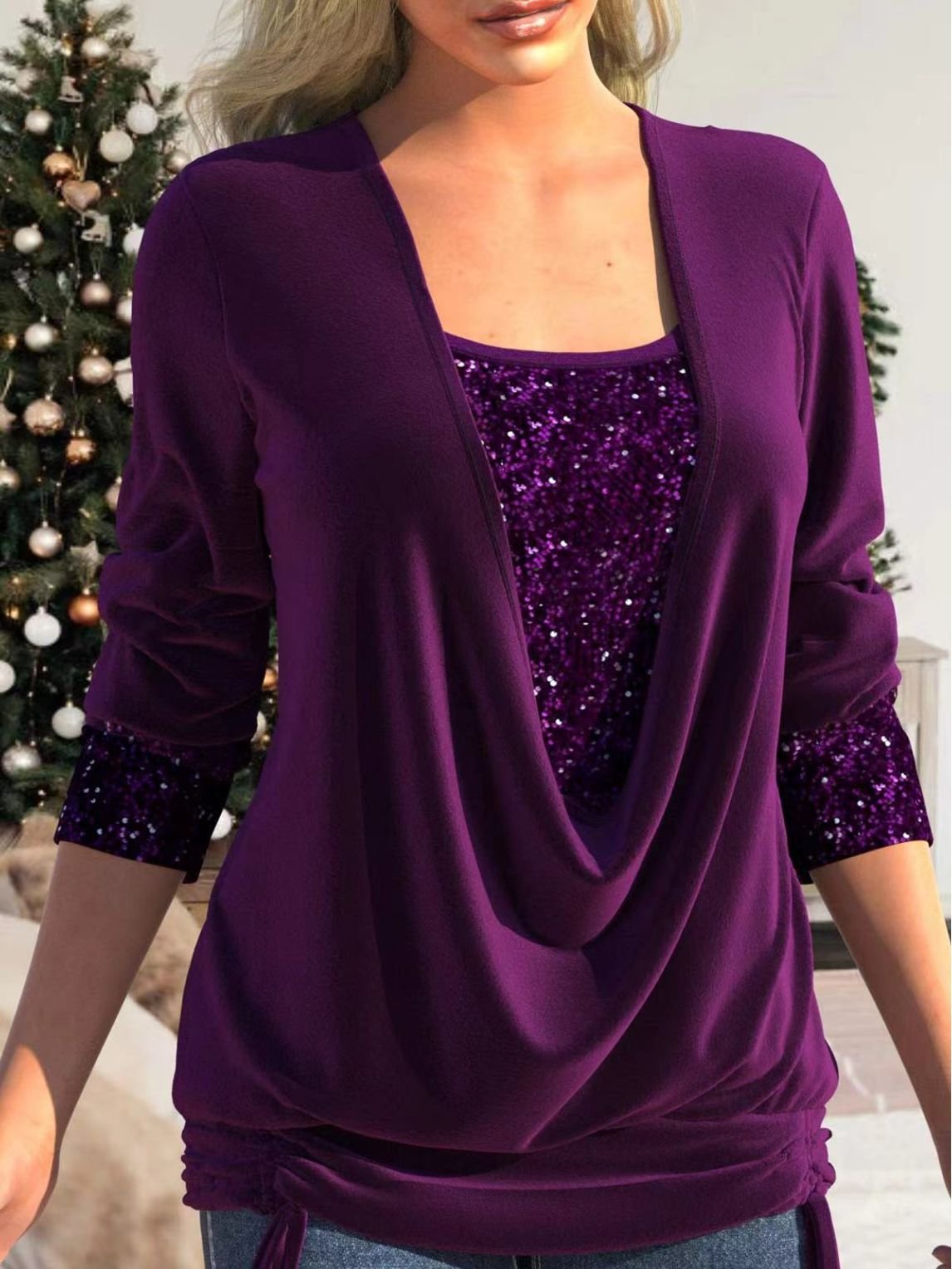 Flaire | Glitter Sequin Top – Bild 3