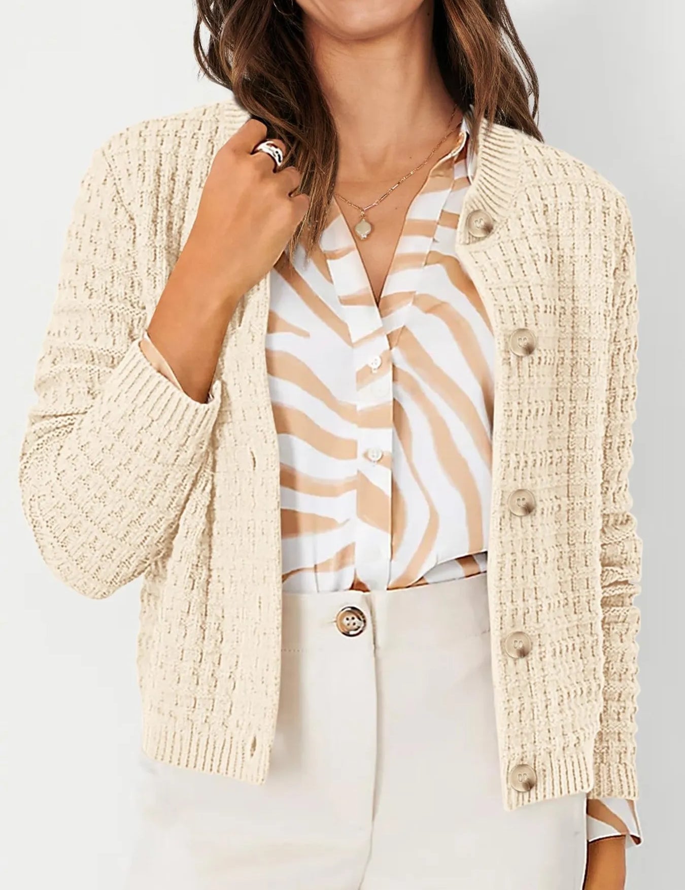 Harper | Cardigan mit Knopfleiste – Bild 5