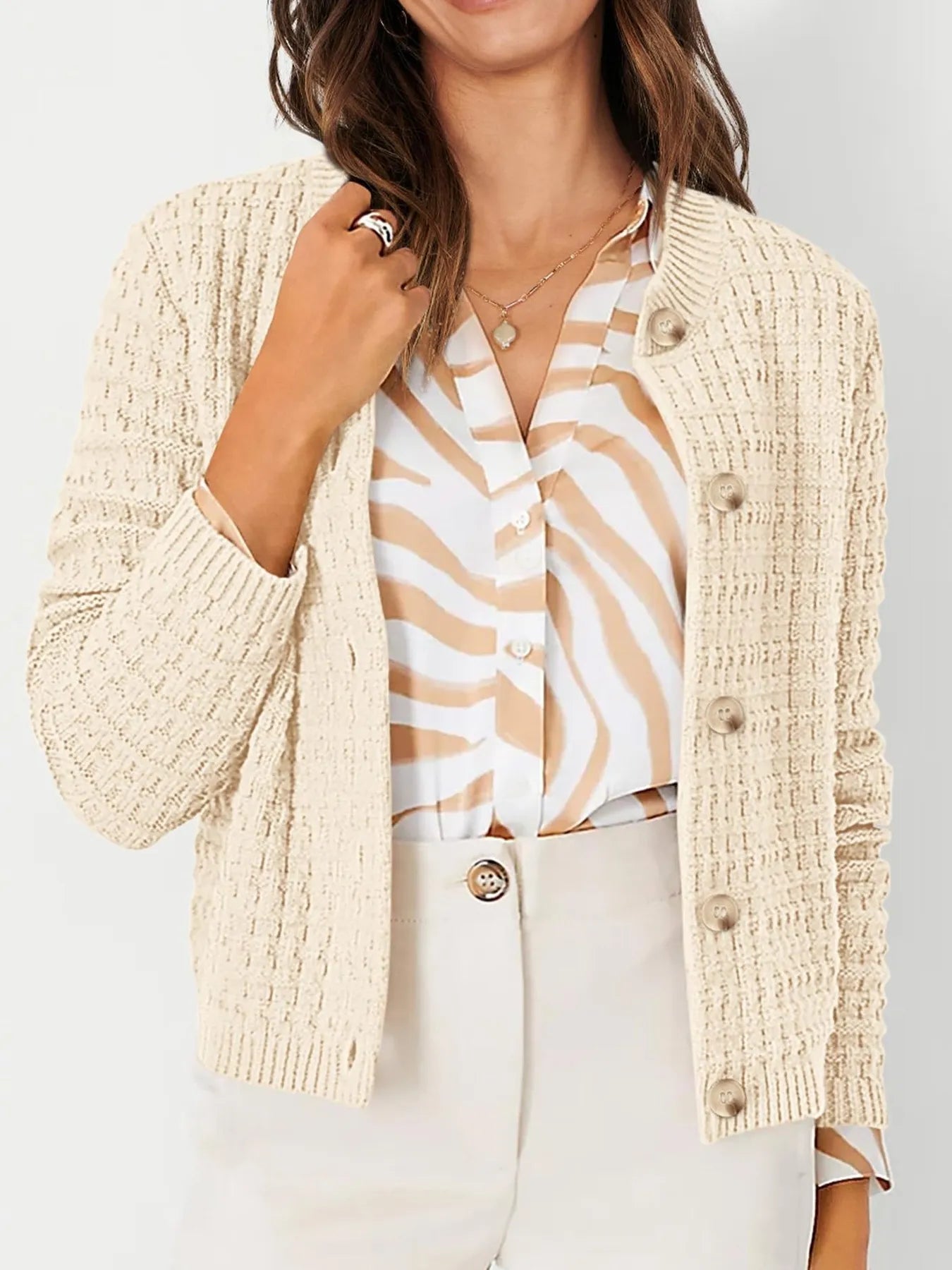 Harper | Cardigan mit Knopfleiste – Bild 5