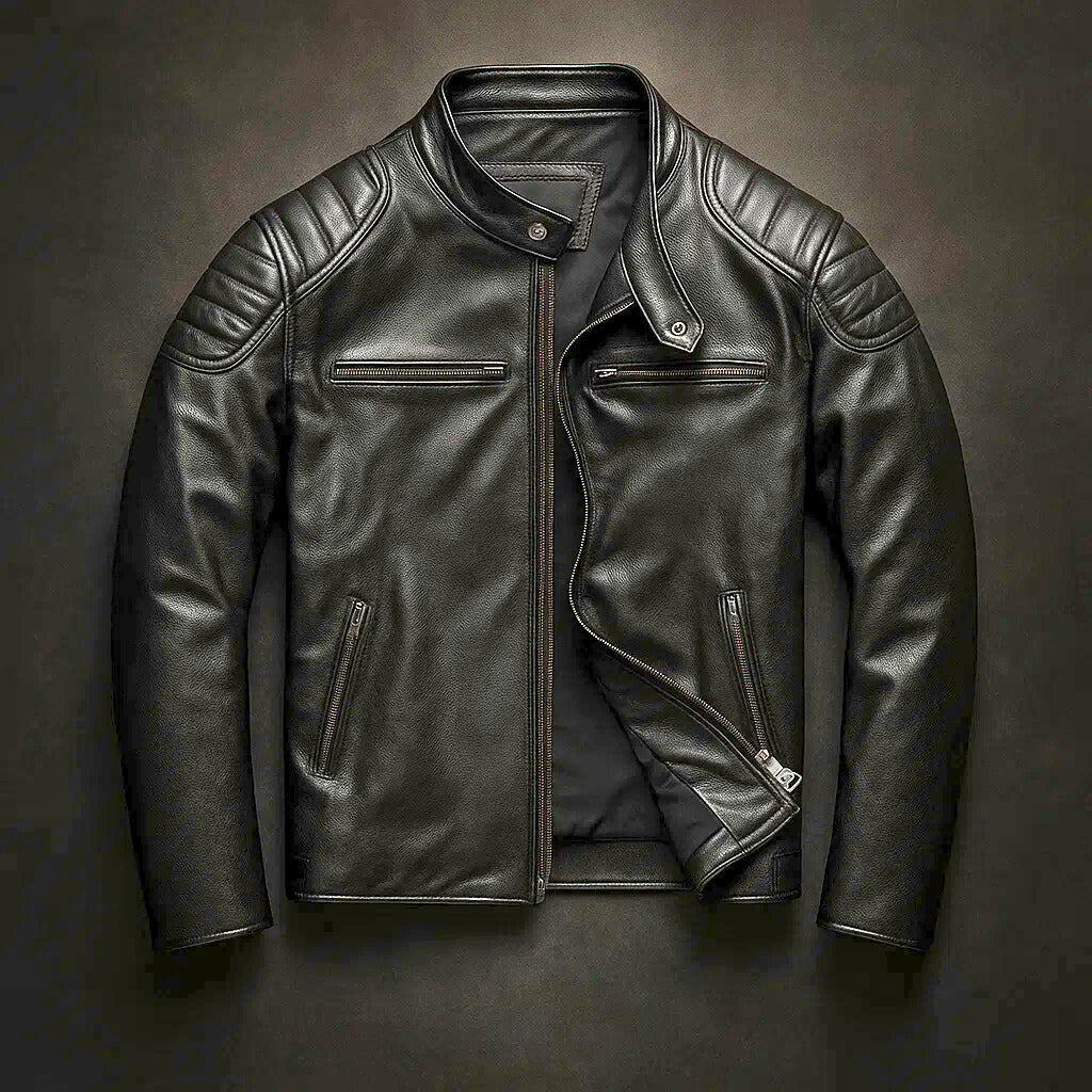 Andrei | Leder Motorradjacke