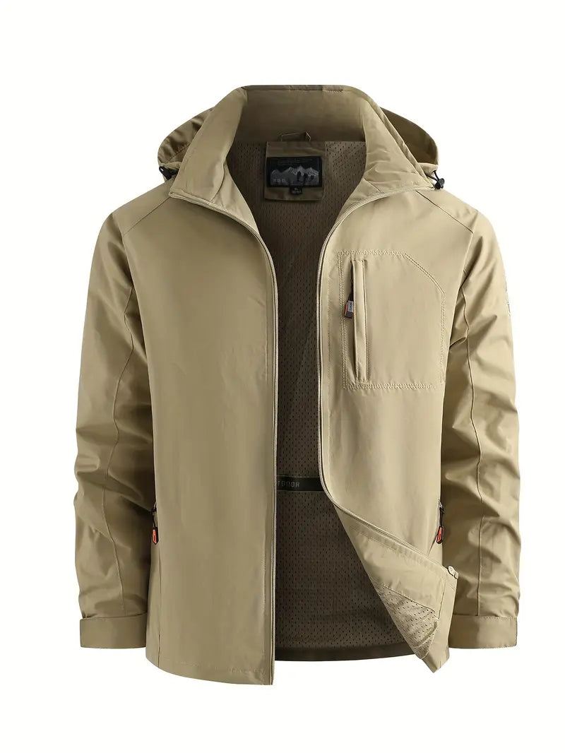 Wendell - Lightweight men's jacket Khaki
