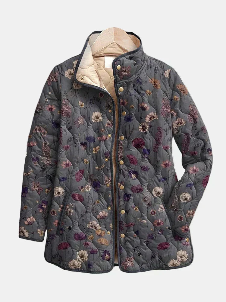 Delphine – Jacke mit Blumenmuster – Ansicht 1