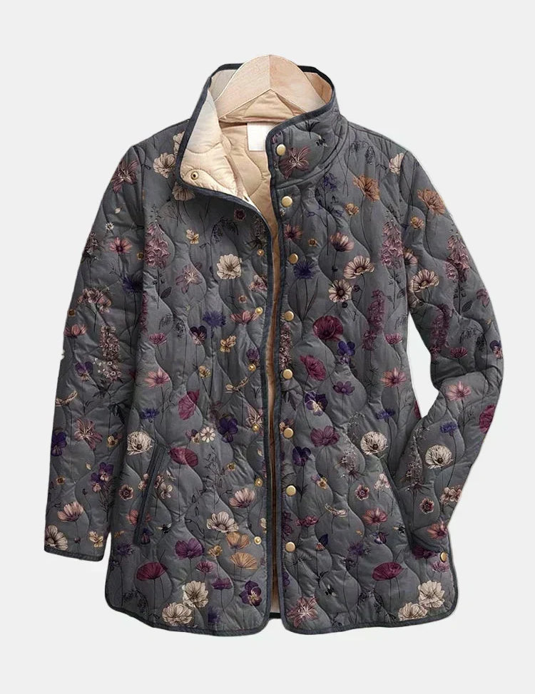 Delphine – Jacke mit Blumenmuster – Ansicht 1