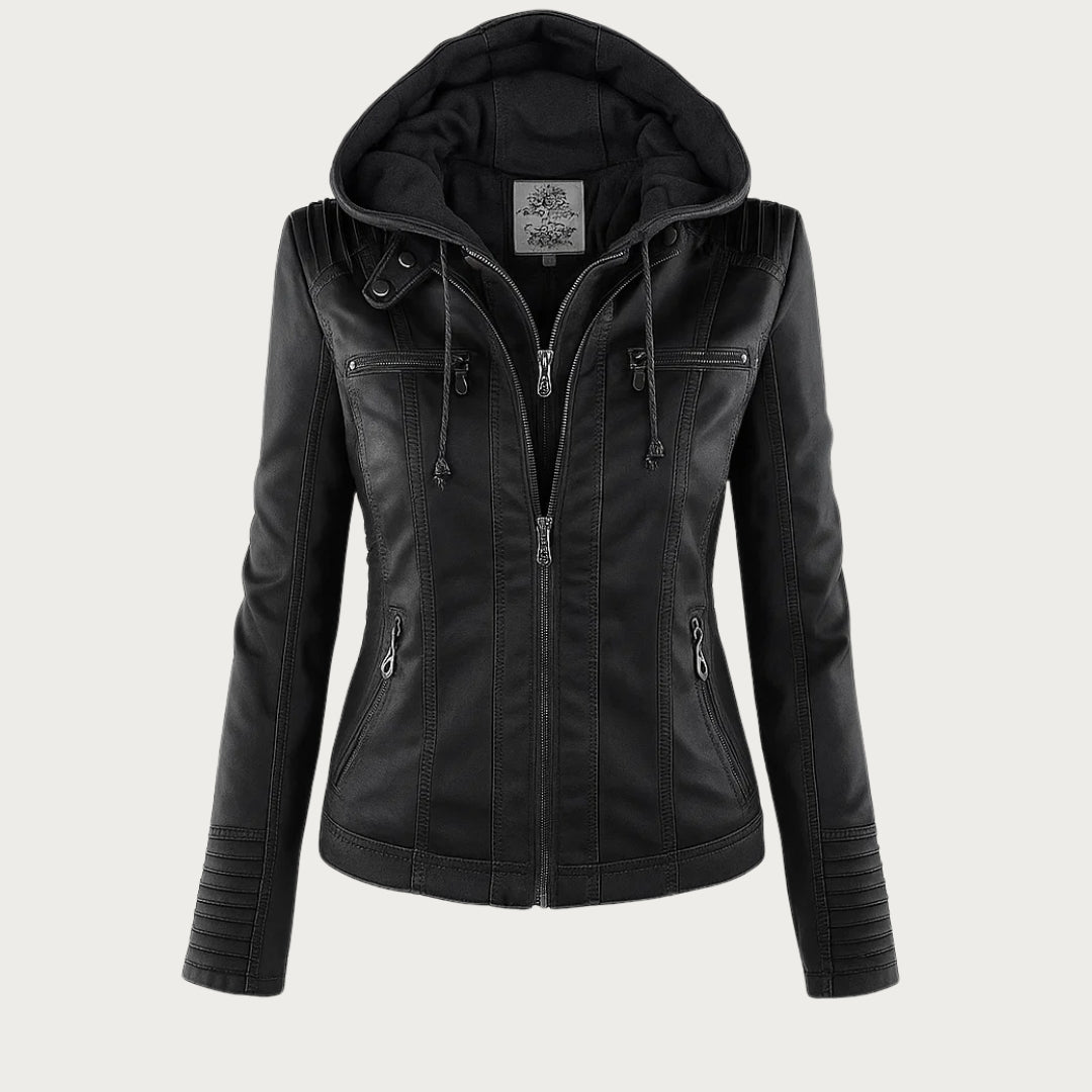 Georgiana – Bikerjacke aus Kunstleder – Bild 4