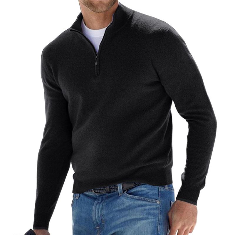 Alexandru-David – Kurzreißverschluss-Pullover – Bild 9