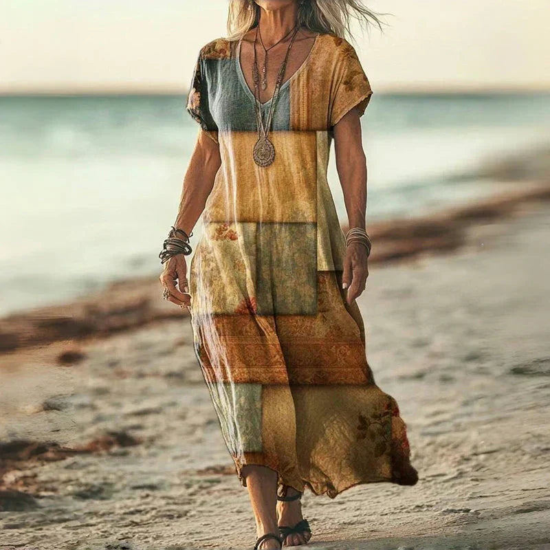 Luana | Vielseitiges luftiges Batik-Kleid