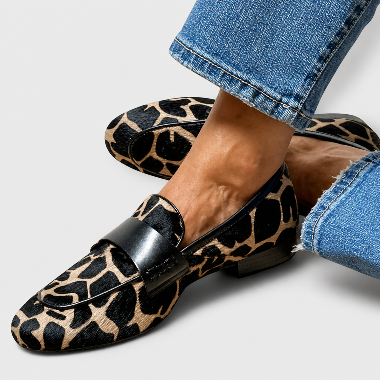 Natalia | Mokassins mit Leopardenmuster – Produktansicht 1