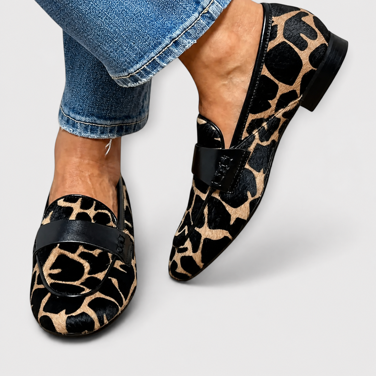 Natalia | Mokassins mit Leopardenmuster – Produktansicht 2