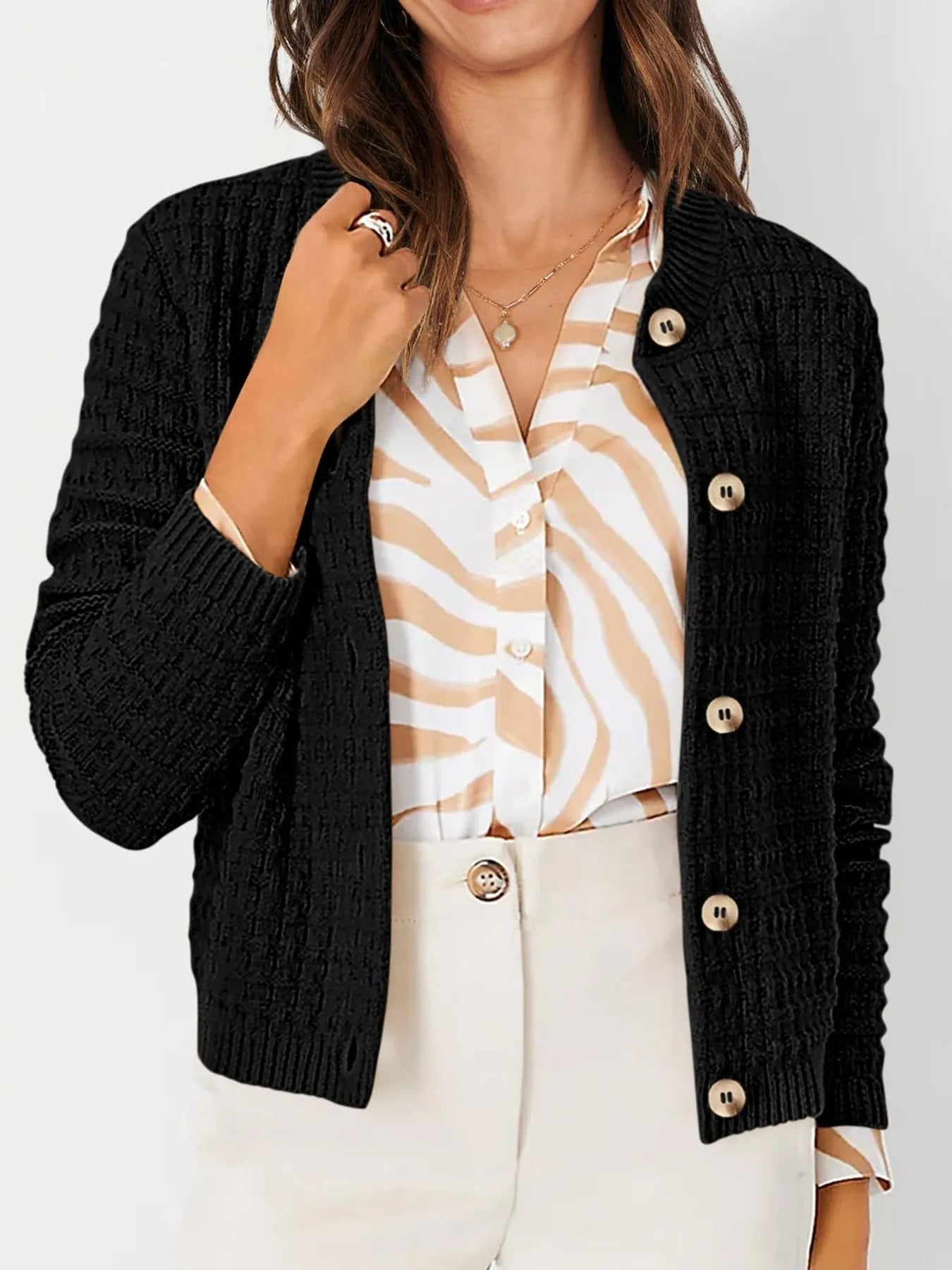 Harper | Cardigan mit Knopfleiste – Bild 15