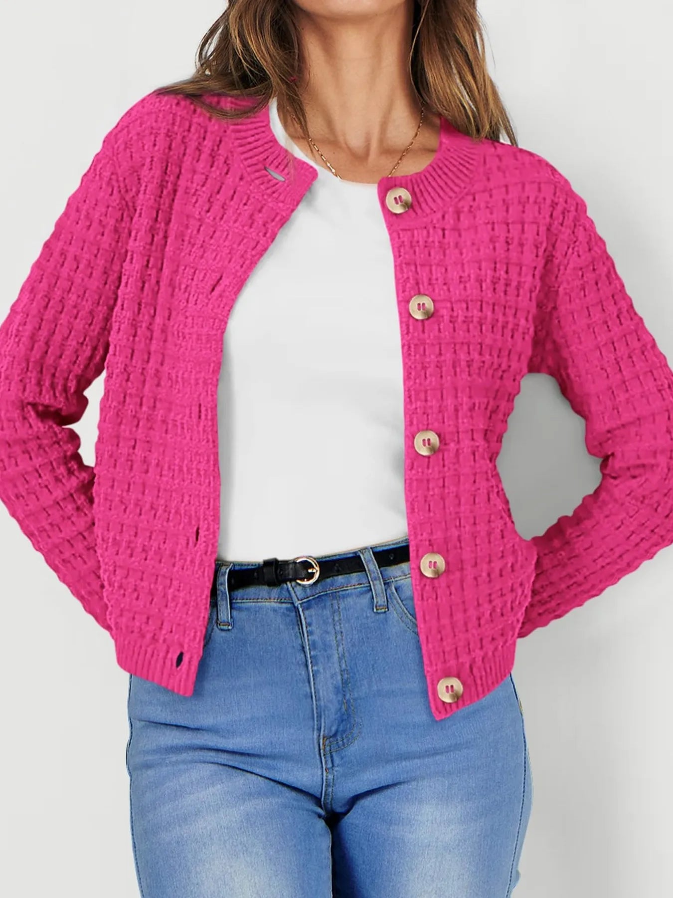 Harper | Cardigan mit Knopfleiste – Bild 27