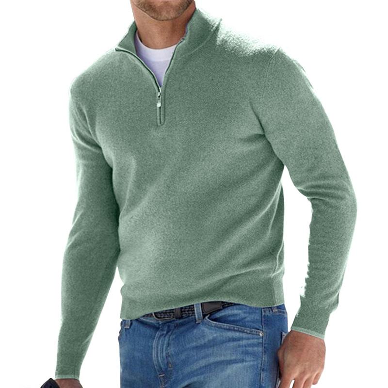 Alexandru-David – Kurzreißverschluss-Pullover – Bild 11
