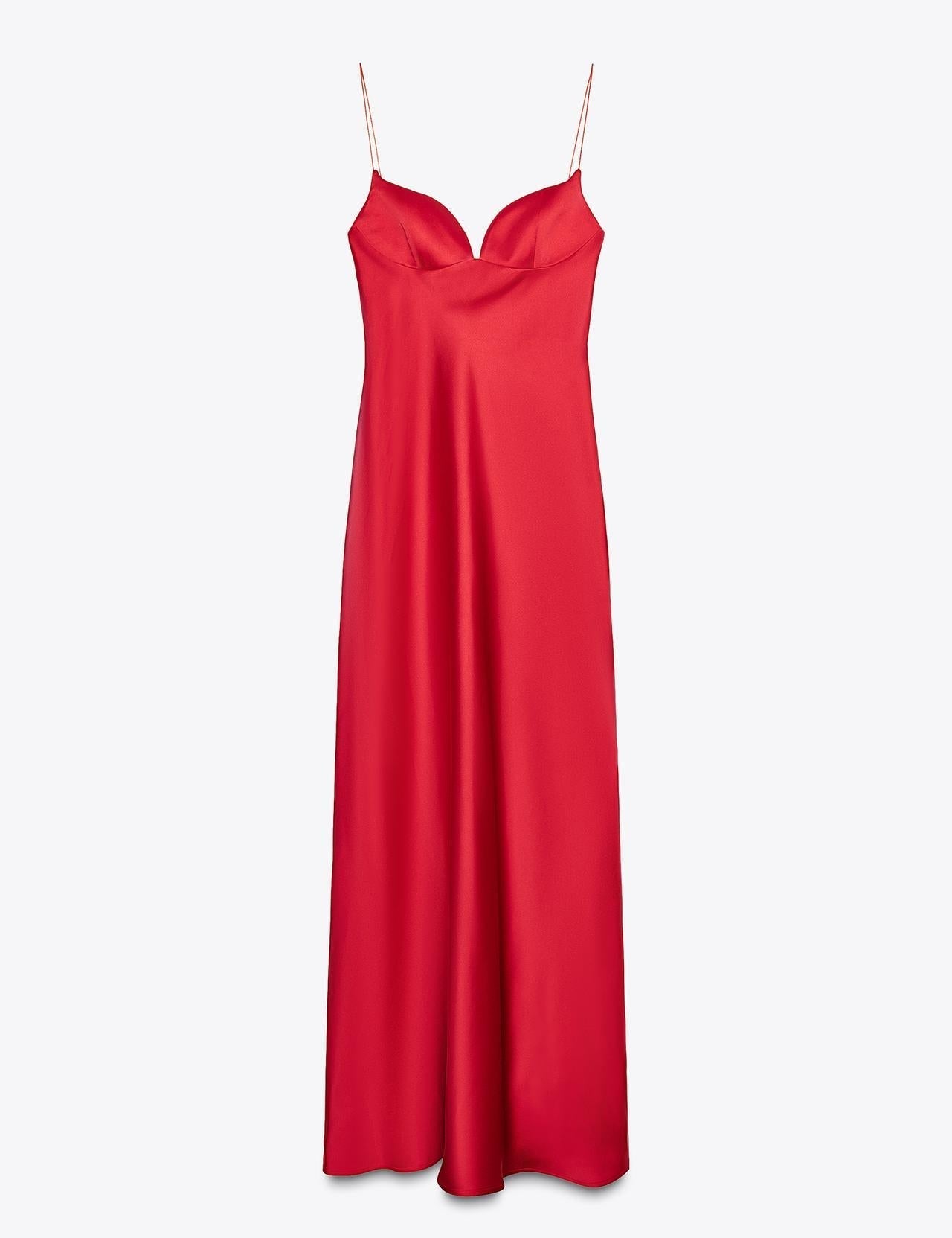 Corina – Satin-Maxikleid – Bild 6
