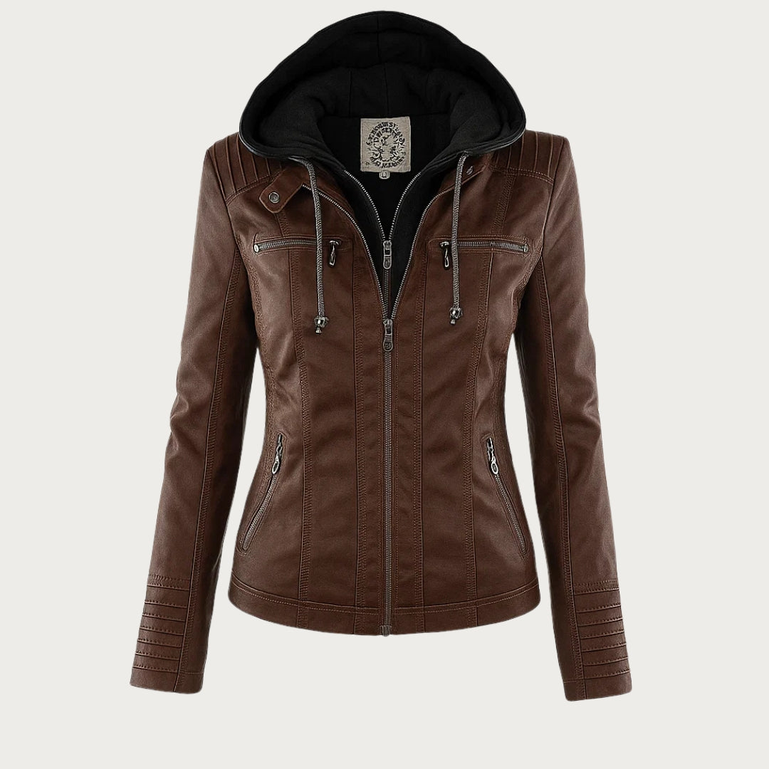 Georgiana – Bikerjacke aus Kunstleder – Bild 7