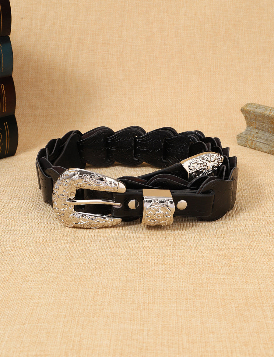 Anamaria | Western-Gürtel mit floralen Details