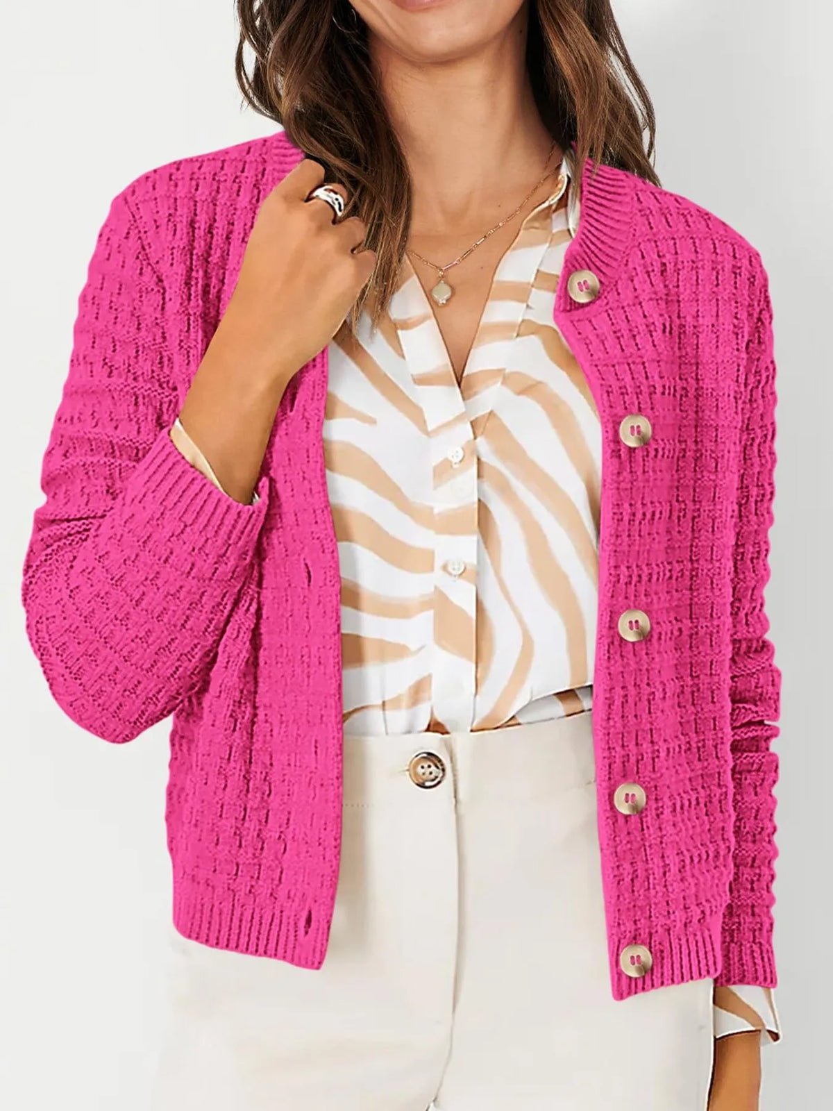 Harper | Cardigan mit Knopfleiste – Bild 26
