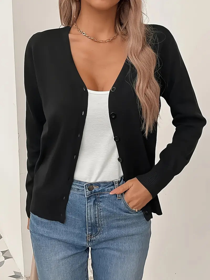 Odele | Anmutiger minimalistischer Cardigan – Bild 1