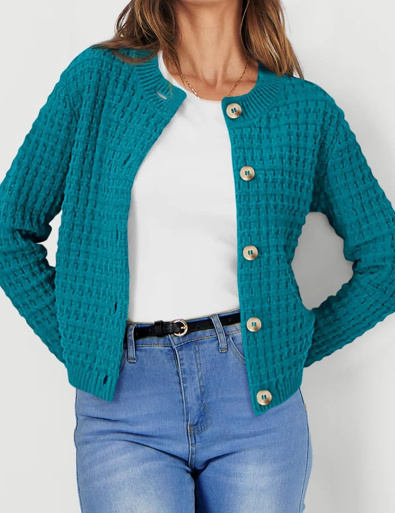 Harper | Cardigan mit Knopfleiste – Bild 3