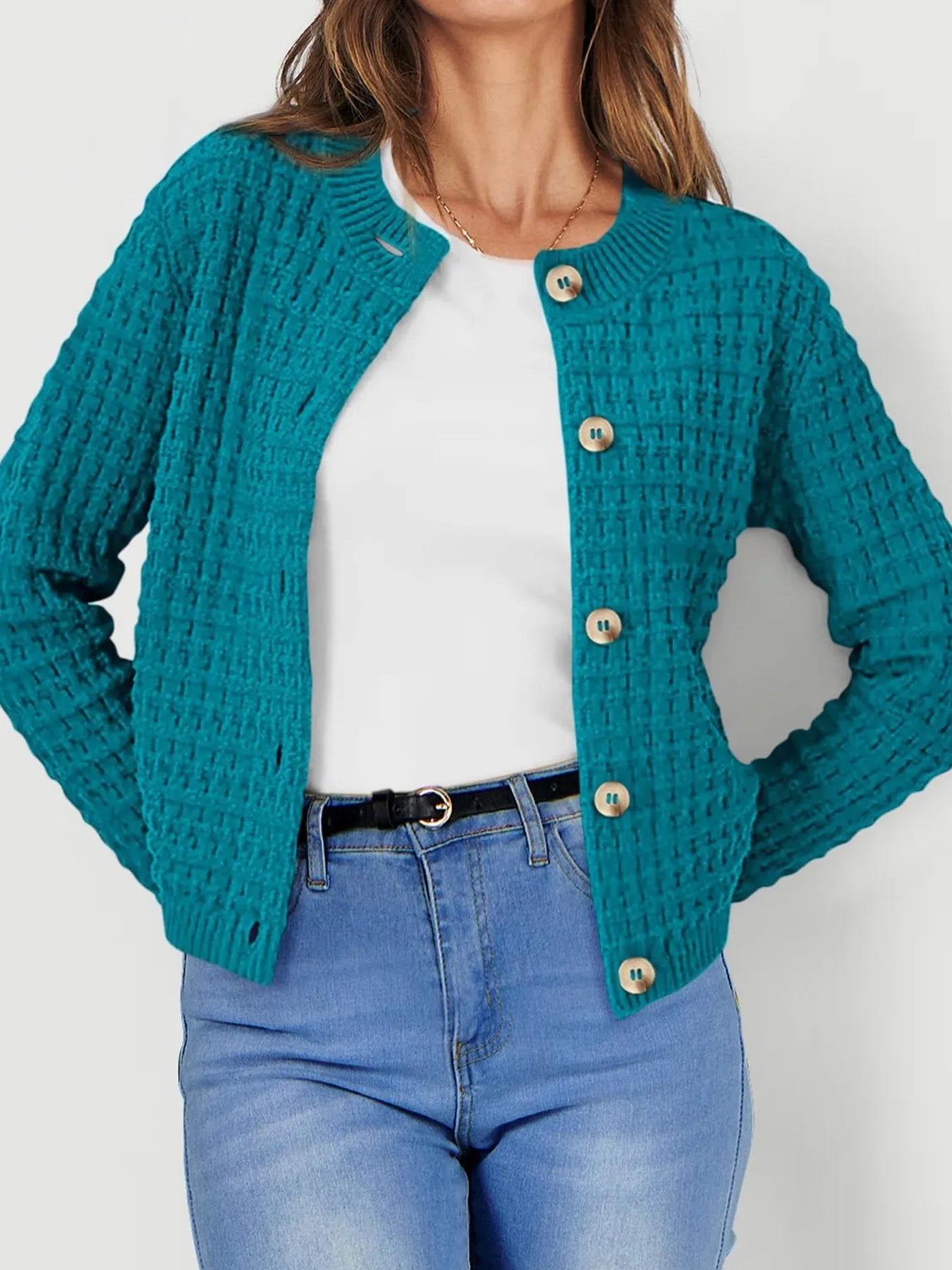 Harper | Cardigan mit Knopfleiste – Bild 3