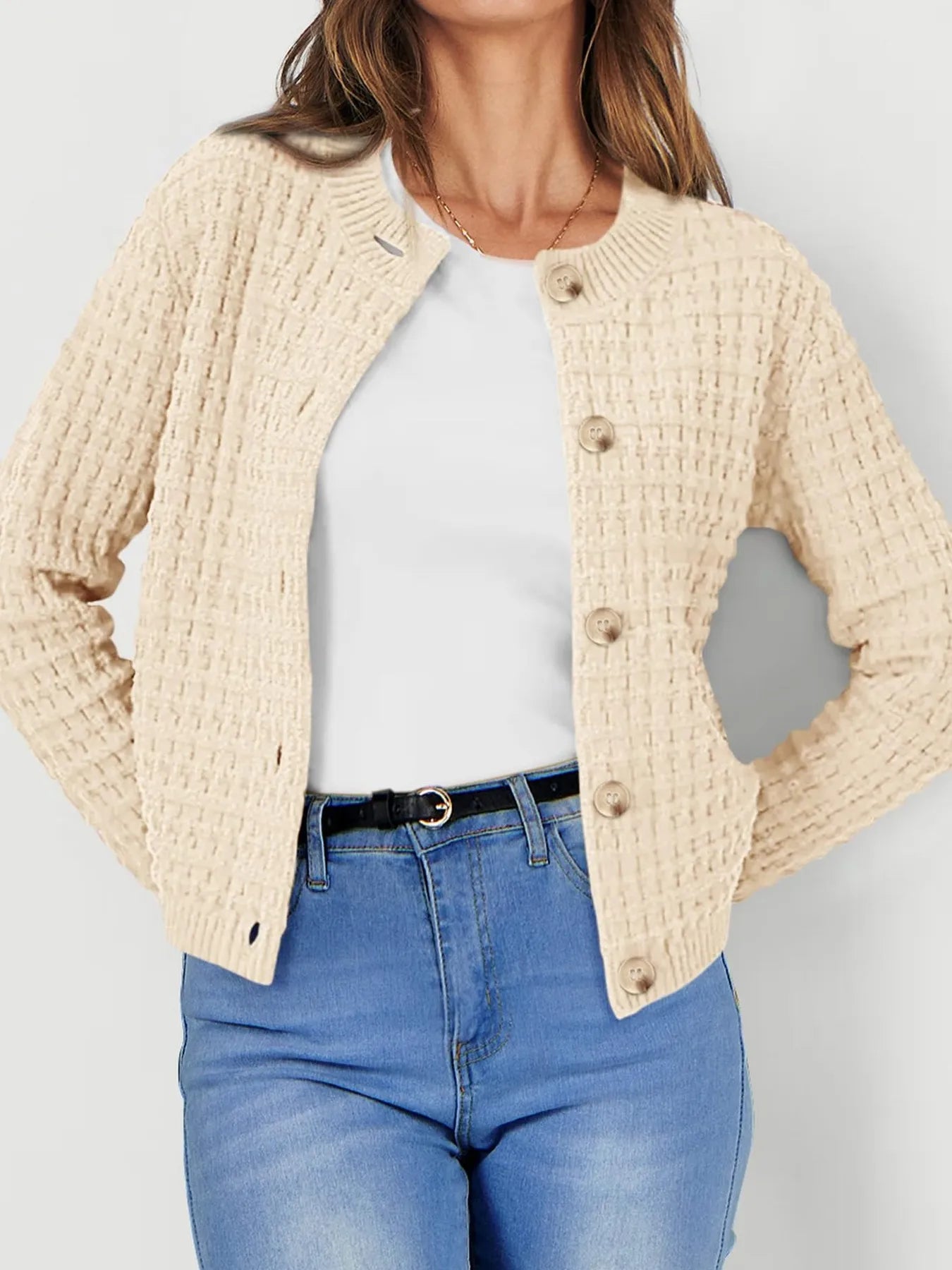 Harper | Cardigan mit Knopfleiste – Bild 6