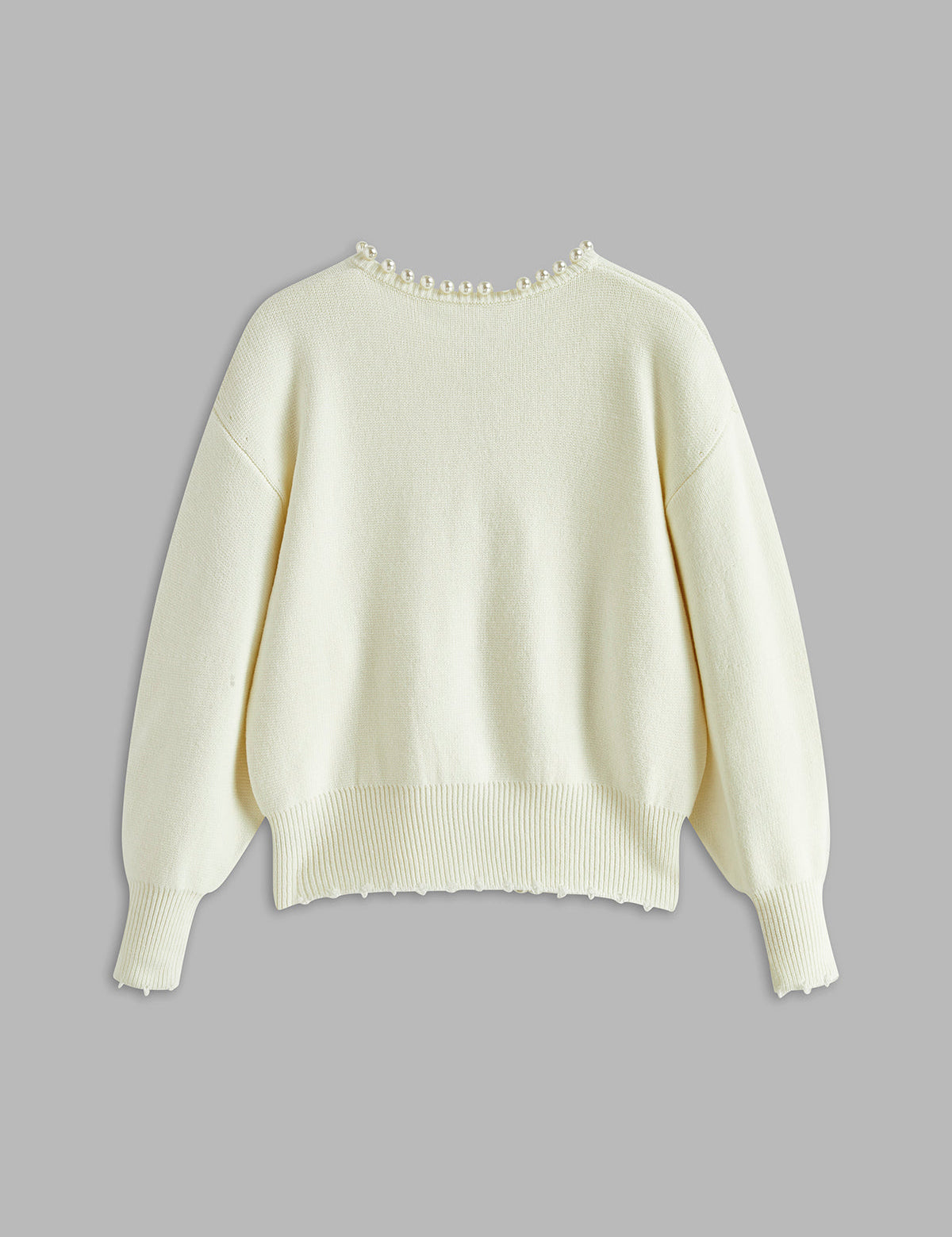Cardigan mit Perlenborte – Bild 3